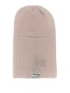 Raf Simons Logo Knit Balaclava Soft Texture In Nude & Neutrals