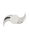 Raf Simons Space Spinner Brooch In Silver
