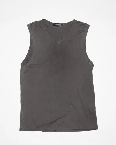 Pre-owned Raf Simons Spring-summer 2004 V Neck Tank In Gray