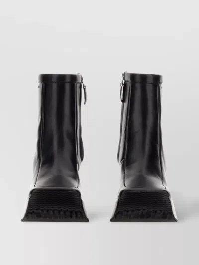 Raf Simons Square Toe Ankle Boot