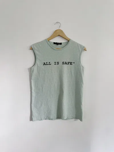 Pre-owned Raf Simons Ss02 Limited Edition Tank In Green