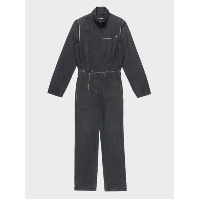 Pre-owned Raf Simons Ss02 'woe Unto Those' Boiler Suit In Black