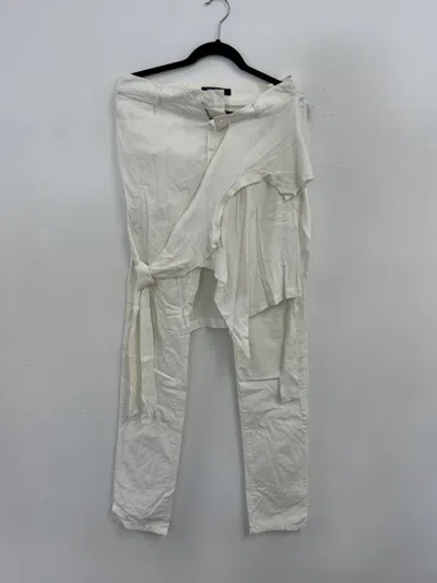Pre-owned Raf Simons Ss04 Tee Shirt Mummy Pants In White