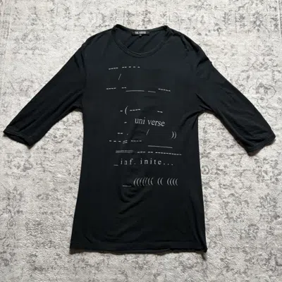 Pre-owned Raf Simons Ss05 Universe Infinite Graphic Long Sleeve Tee In Multi