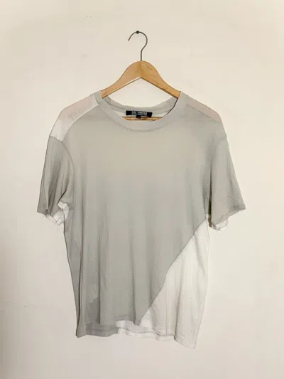 Pre-owned Raf Simons Ss08  Cut And Sew Tee In White