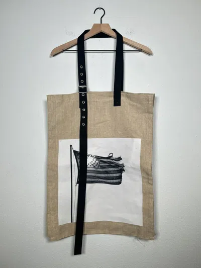 Pre-owned Raf Simons Ss17 Robert Maplethorpe Hemp Tote Bag