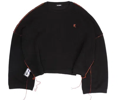 Pre-owned Raf Simons Ss19 Cropped Knit In Black
