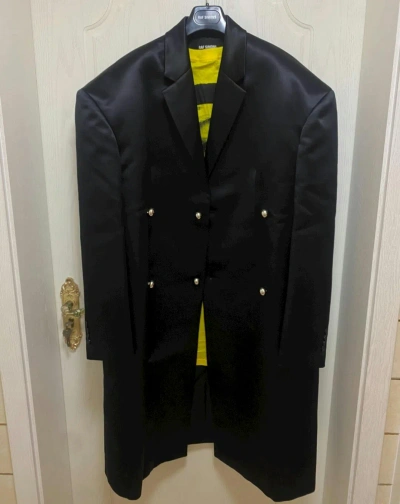 Pre-owned Raf Simons Ss19 Extreme Oversized Coat Archive In Black