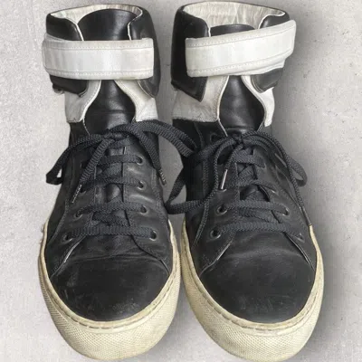 Pre-owned Raf Simons Ss2009  High Top Sneakers In Black