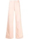 Raf Simons Straight-leg Cotton Trousers In Pink
