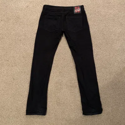 Pre-owned Raf Simons Suspender Denim Pants Slim Fit Ss20
