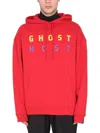 Raf Simons Ghost Print Cotton Hoodie