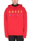 Raf Simons Men's Sweatshirt With Logo In Red