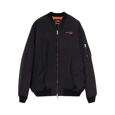 Pre-owned Raf Simons Synchronicity Bomber Jacket 'black' | Men's Size 52