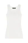 Raf Simons Woman Tank Top White Size M Cotton In 0010