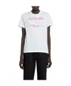 Raf Simons Logo Print T-shirt In White