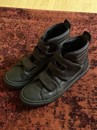 Pre-owned Raf Simons Velcro Hi Top Shoes