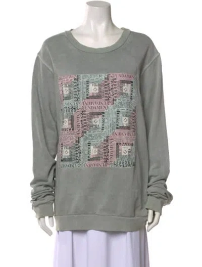 Pre-owned Raf Simons Vintage 2004 Sweatshirt In Green