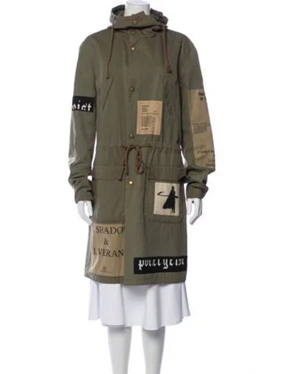 Pre-owned Raf Simons Vintage 2005 'history Of My World' Poltergeist Parka In Green