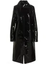 Raf Simons Black Classic Double Breasted Coat In Black
