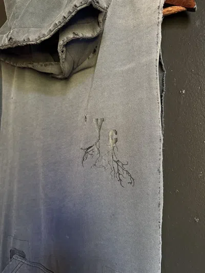 Pre-owned Raf Simons Virginia Creeper Hoodie Sleeveless In Black