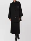 Raf Simons Waist Slit Belt Button Pockets Skirt
