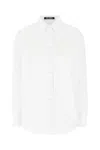 Raf Simons Woman Denim Shirt White Size S Cotton In 0010