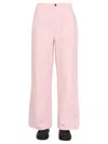 Raf Simons Wide-leg Denim Jeans In Pink