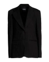 Raf Simons Woman Suit Jacket Black Size 12 Cotton In Black