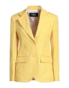 Raf Simons Woman Blazer Yellow Size 4 Cotton