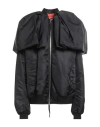 Raf Simons Woman Jacket Black Size 6 Recycled Polyamide