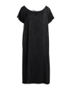 Raf Simons Oversized A-line Poplin Tunic Dress In Black
