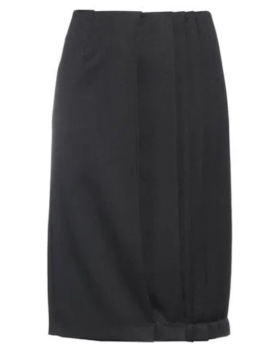 Raf Simons Straight Cut Skirt In Black