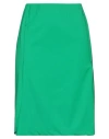 Raf Simons Woman Midi Skirt Emerald Green Size 4 Virgin Wool In Green