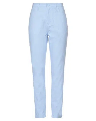 Raf Simons Woman Pants Sky Blue Size 25 Cotton