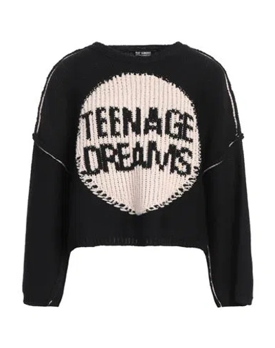Raf Simons Woman Sweater Black Size L Merino Wool