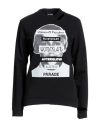 Raf Simons Woman Sweatshirt Black Size Xs Cotton In Black