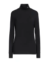 Raf Simons Modal-blend Roll-neck Top In Black