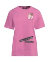 Raf Simons Printed Leisure T-shirt In Pink