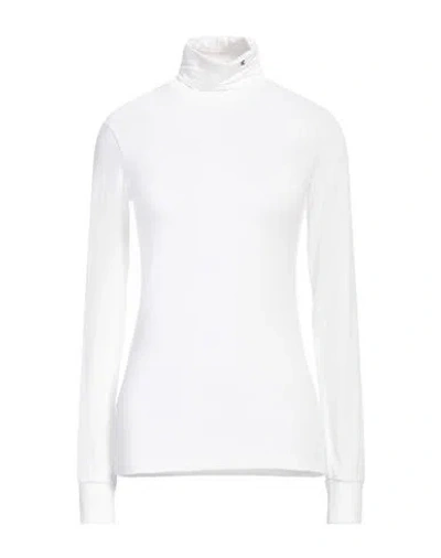 Raf Simons Woman T-shirt White Size L Modal, Elastane