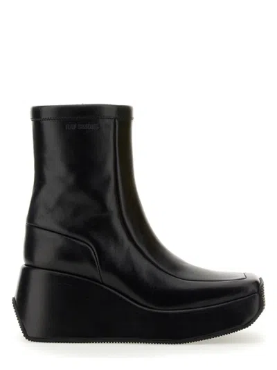 RAF SIMONS WOMEN'S ANKLE BOOT WITH SQUARE TOE