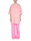 Raf Simons Women "ataraxia" Wool Blend Dress In Pink