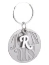 Raf Simons Circle Single Earrings In Silver