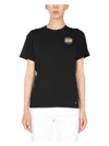 Raf Simons Patch-detail Cotton T-shirt In Black
