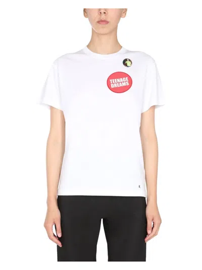 RAF SIMONS WOMEN'S CREW NECK T SHIRT
