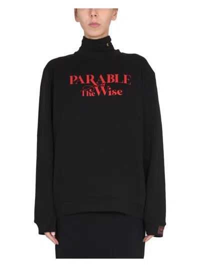 RAF SIMONS WOMEN'S CREWNECK SWEATSHIRT