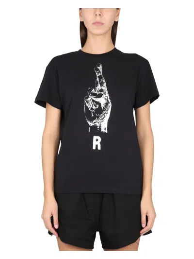 RAF SIMONS WOMEN'S CREWNECK T SHIRT