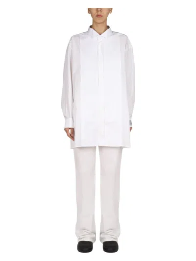 RAF SIMONS WOMEN'S LOGO PATCH SHIRT
