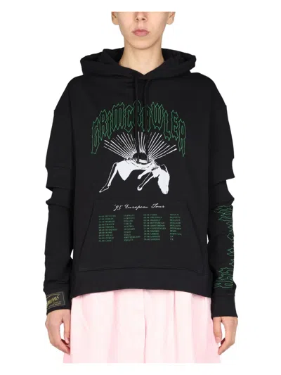 RAF SIMONS WOMEN'S LOGO PRINT SWEATSHIRT