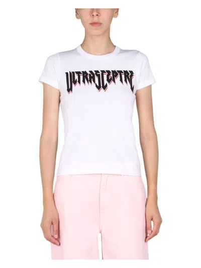 RAF SIMONS WOMEN'S LOGO PRINT T-SHIRT